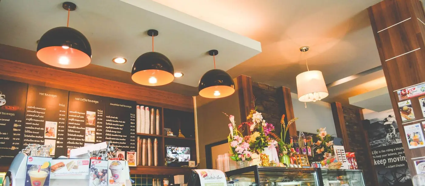 Gastraum eines Restaurants