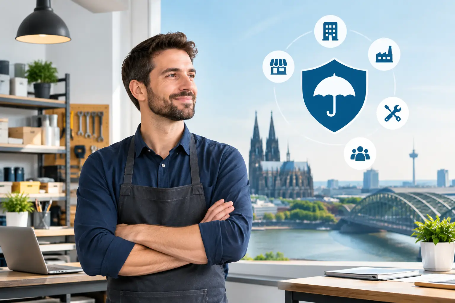 Gewerbeversicherung Köln passend auswählen