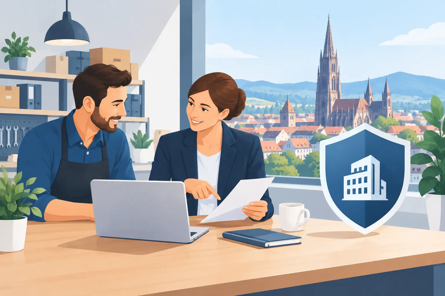 Versicherung für Unternehmen in Freiburg
