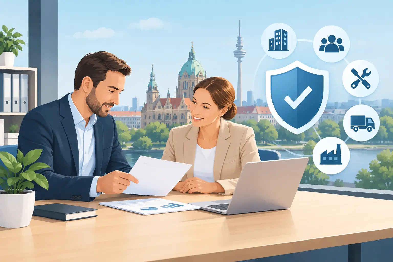Versicherung für Unternehmen Hannover richtig wählen