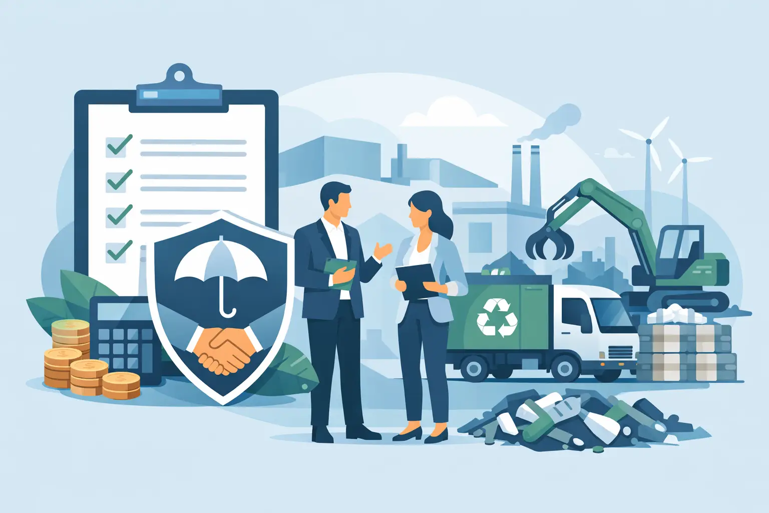 Versicherungen in der Recyclingwirtschaft